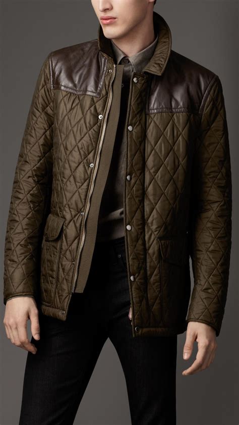 burberry leather jacket mens sale|Burberry men jacket on sale.